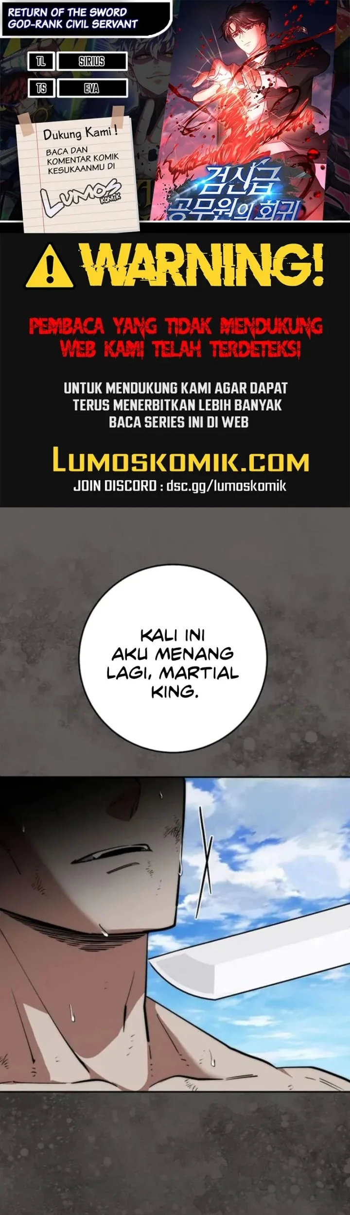 Komik Return of the Sword God-Rank Civil Servant Chapter 83 gambar 1
