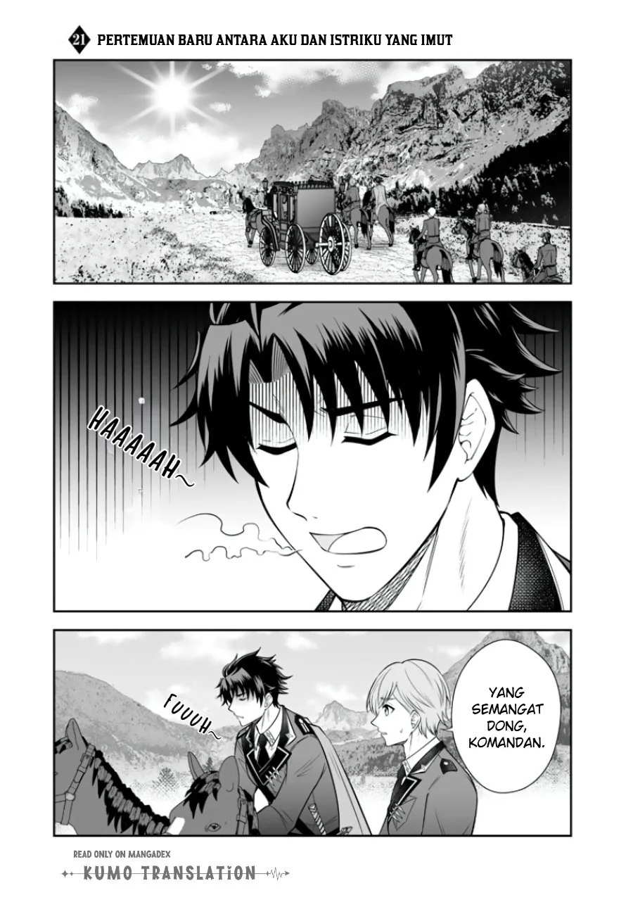 Manga Rinkoku kara Kita Yome ga Kawaisugite Doushiyou Chapter 21 gambar 2