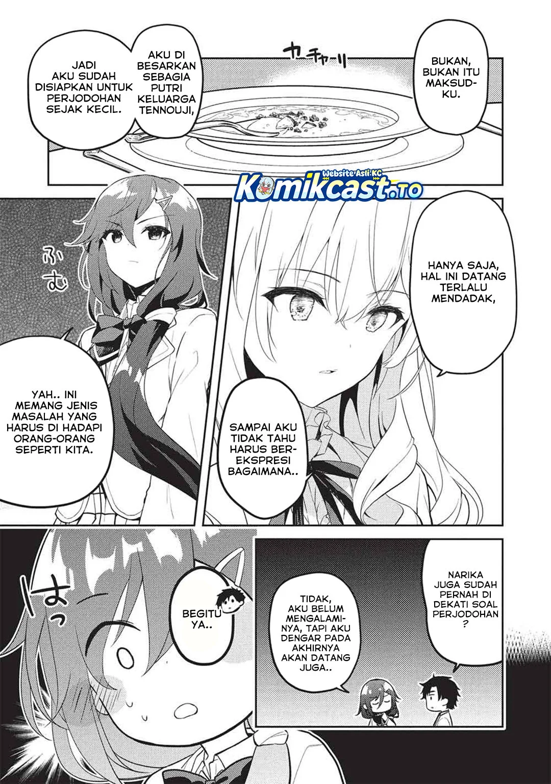 Saijo no Osewa Takane no Hana-darakena Meimon-kou de, Gakuin Ichi no Ojou-sama (Seikatsu Nouryoku Kaimu) wo Kagenagara Osewa suru Koto ni Narimashita Chapter 33 Gambar 3
