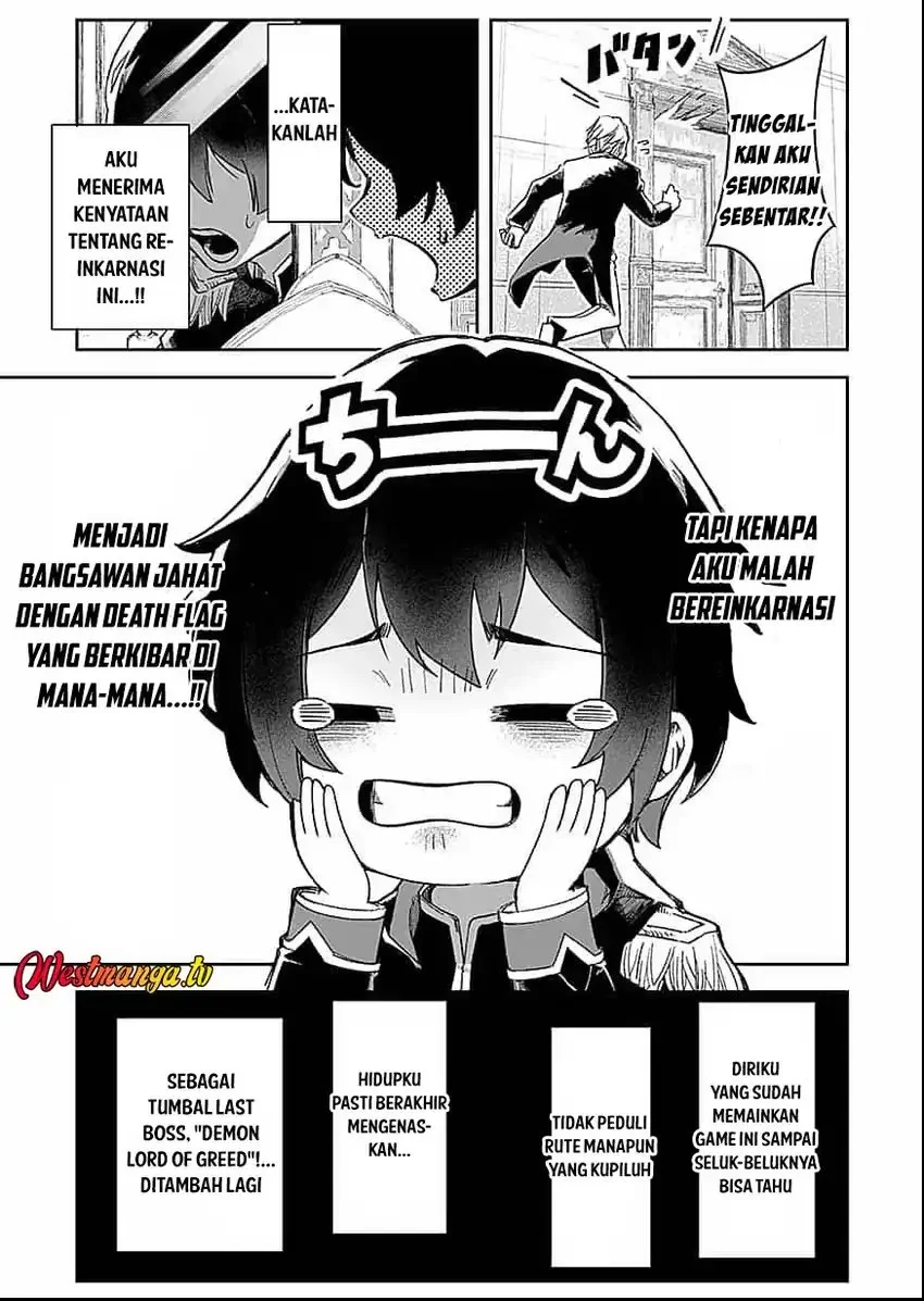 Saiyakkyuu Skill “Boushoku Maou” Mochi No Akuyaku Kizoku Ni Tensei Shimashita Ga, Shokei Saretakunai Node Skill Wo Kakushite Hitasura Doryoku Shimasu Chapter 1 Gambar 15