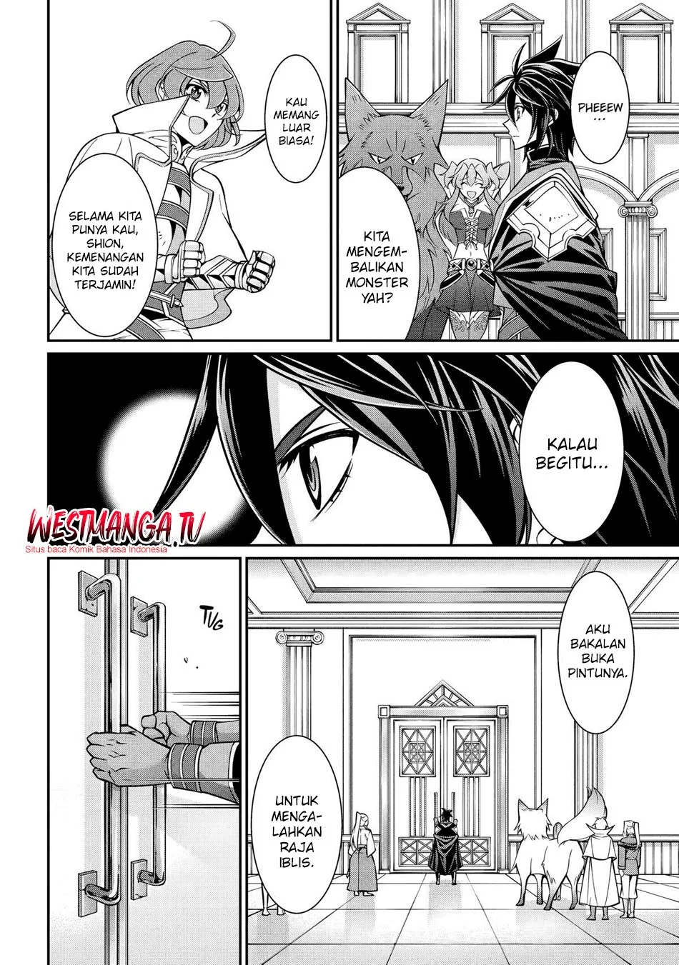 Shikkoku tsukai no saikyo yusha nakama zen’in ni uragira retanode saikyo no mamono Chapter 101 Gambar 11