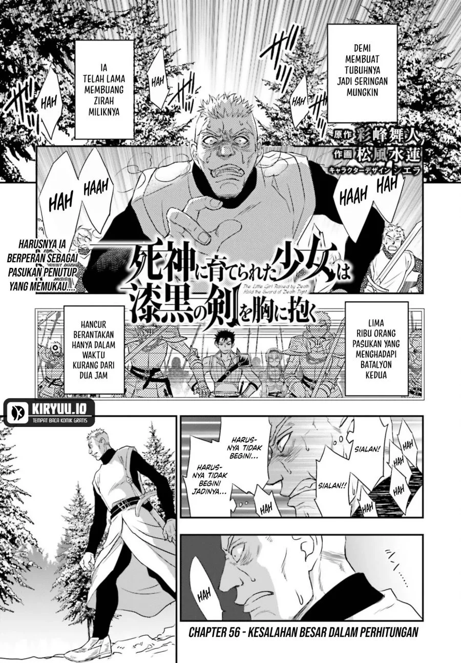 Manga Shinigami ni Sodaterareta Shoujo wa Shikkoku no Tsurugi wo Mune ni Idaku Chapter 56 gambar 2