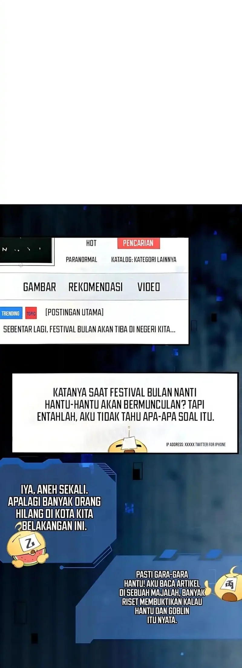 Manhwa Smashing Female Ghosts with My Fists Chapter 1 gambar 2