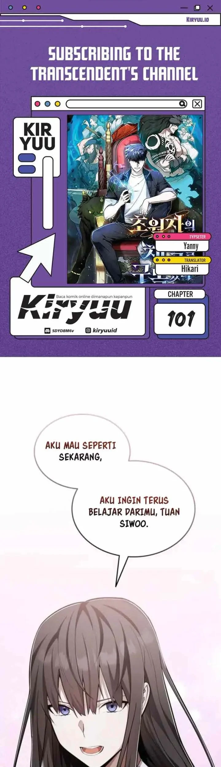 Komik Subscribing to the Transcendent’s Channel Chapter 101 gambar 1