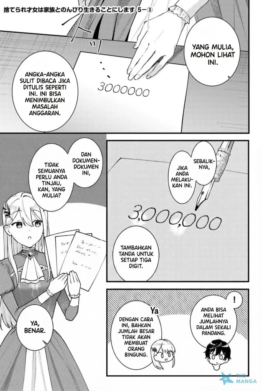 Manga Suterare Saijo Wa Kazoku To Nonbiri Ikiru Koto Ni Shimasu Chapter 5.3 gambar 2