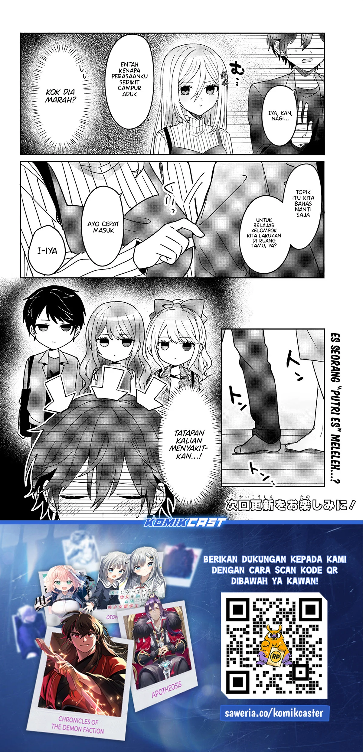 Takou no Koori Hime wo Chikan kara Tasuketara, Otomedachi kara Hajimeru Koto ni Narimashita Chapter 10.2 Gambar 14
