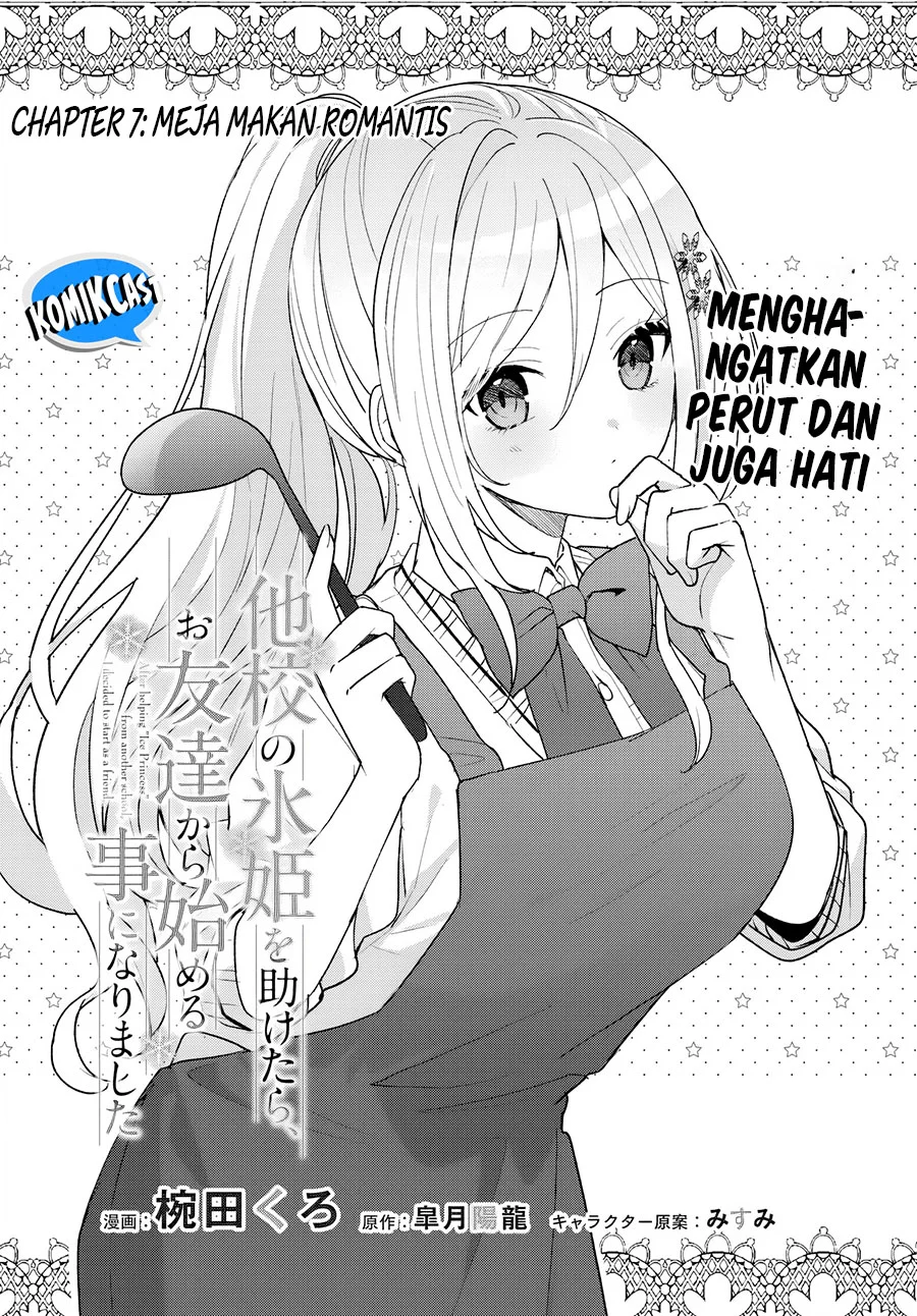 Takou no Koori Hime wo Chikan kara Tasuketara, Otomedachi kara Hajimeru Koto ni Narimashita Chapter 7.1 Gambar 3
