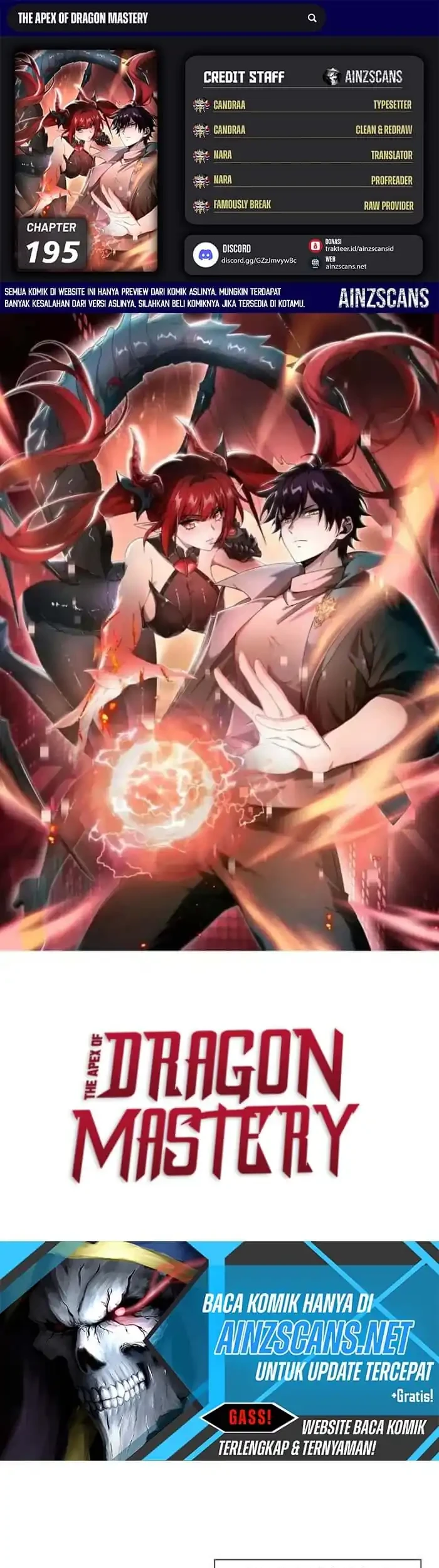 Komik The Apex of Dragon Mastery Chapter 195 gambar 1