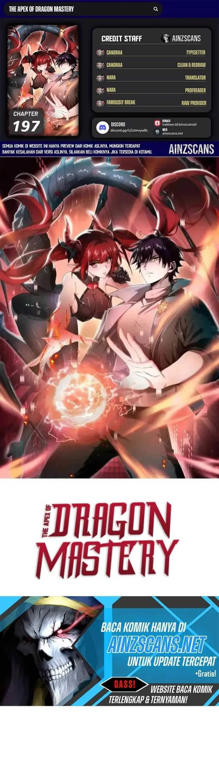 Komik The Apex of Dragon Mastery Chapter 197 gambar 1
