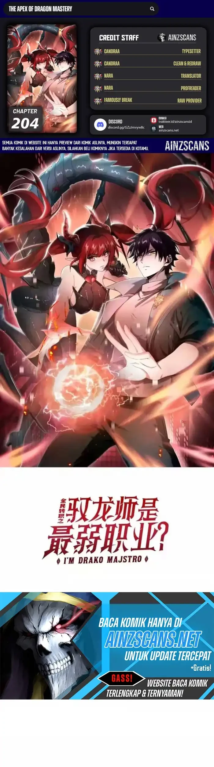 Komik The Apex of Dragon Mastery Chapter 204 gambar 1