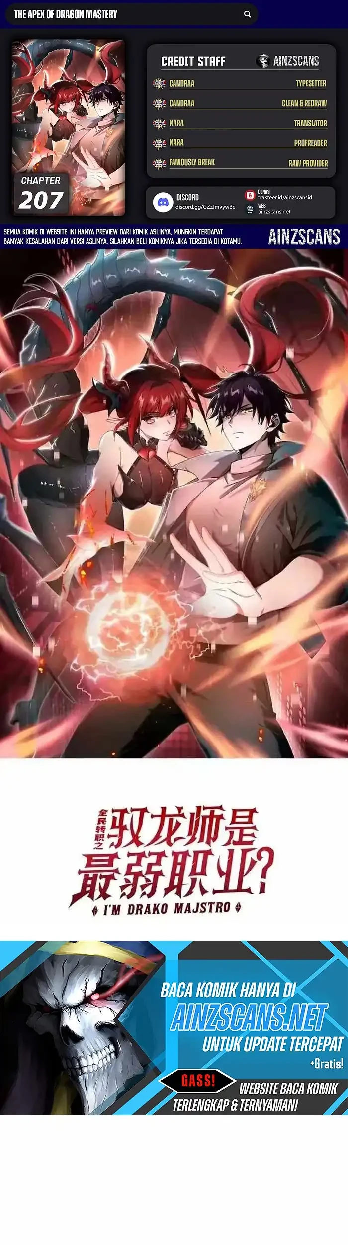Komik The Apex of Dragon Mastery Chapter 207 gambar 1