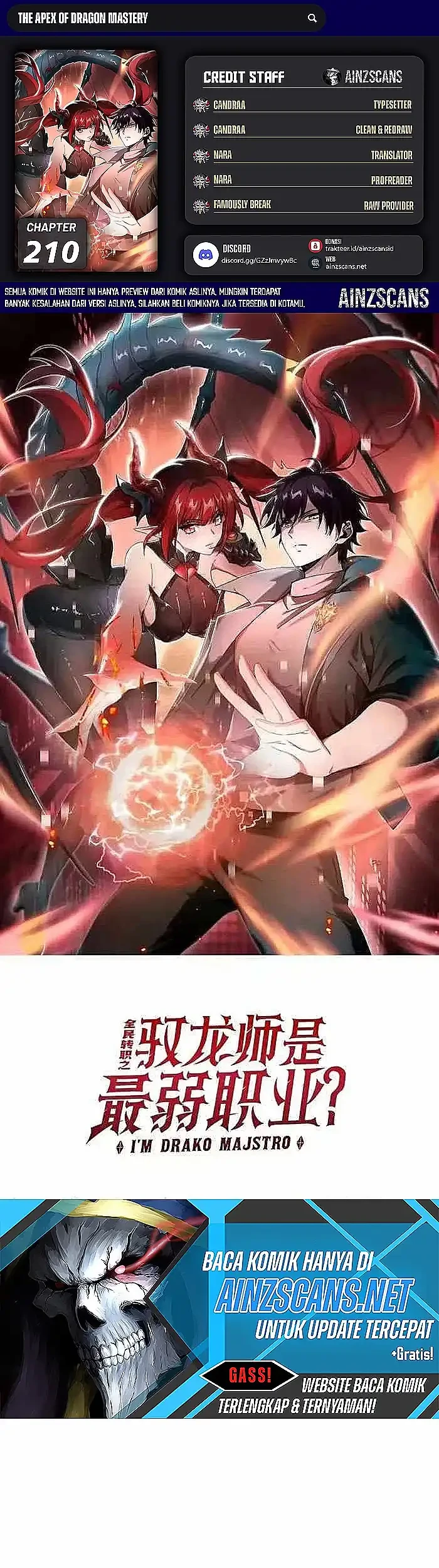 Komik The Apex of Dragon Mastery Chapter 210 gambar 1