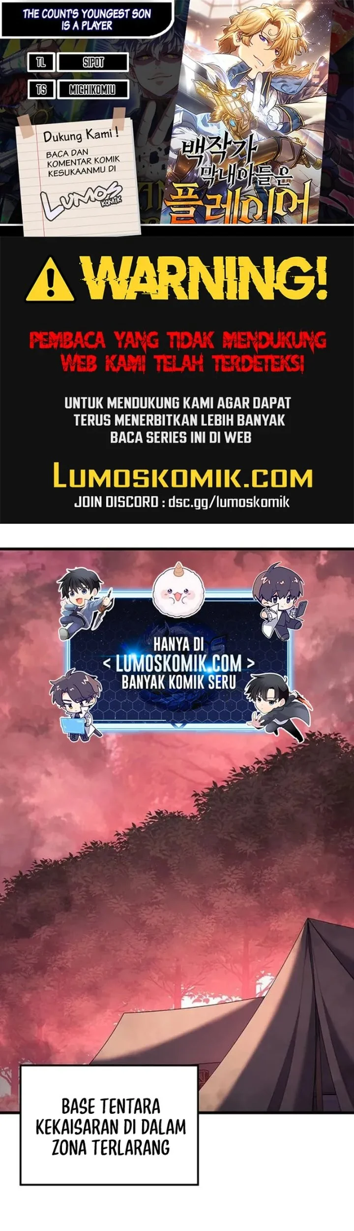 Komik The Count’s Youngest Son Is A Player! Chapter 151 gambar 1