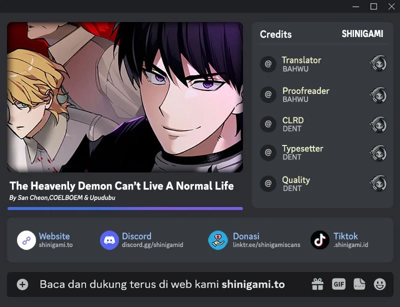 Komik The Heavenly Demon Can’t Live a Normal Life Chapter 196 gambar 1