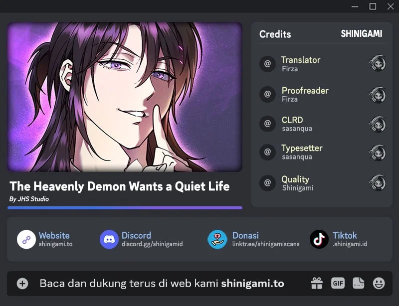 Komik The Heavenly Demon Wants A Quiet Life Chapter 76 gambar 1