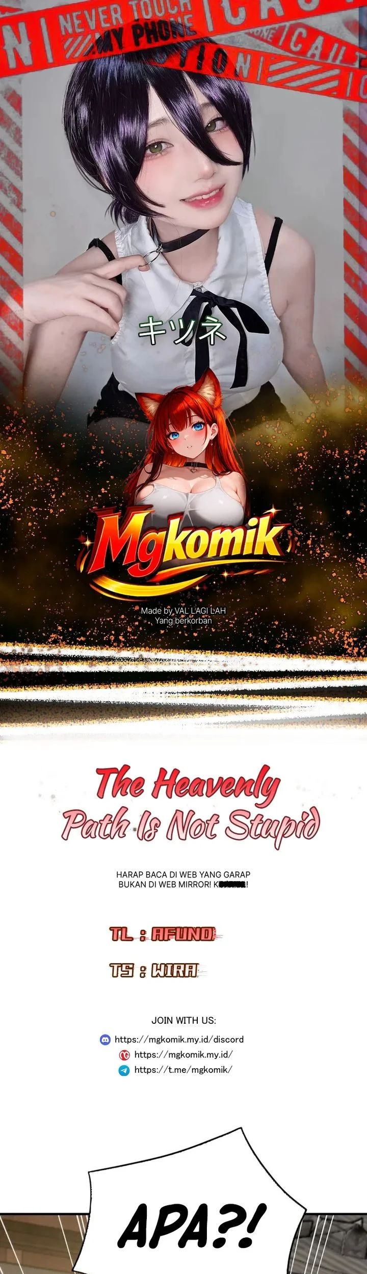 Komik The Heavenly Path Is Not Stupid Chapter 176 gambar 1