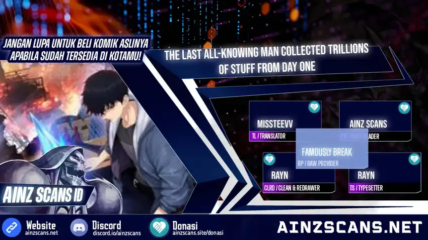Komik The Last All-Knowing Man Collected Trillions of Stuff from Day One Chapter 100 gambar 1
