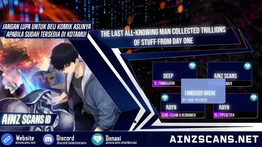 Komik The Last All-Knowing Man Collected Trillions of Stuff from Day One Chapter 99 gambar 1