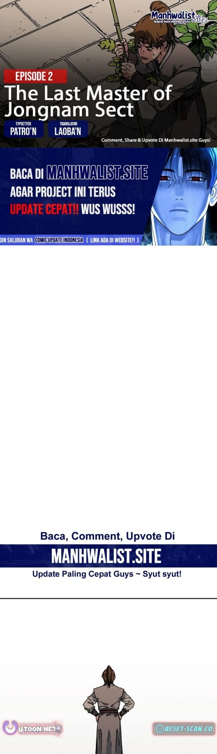 Komik The Last Master of Jongnam Sect Chapter 2 gambar 1