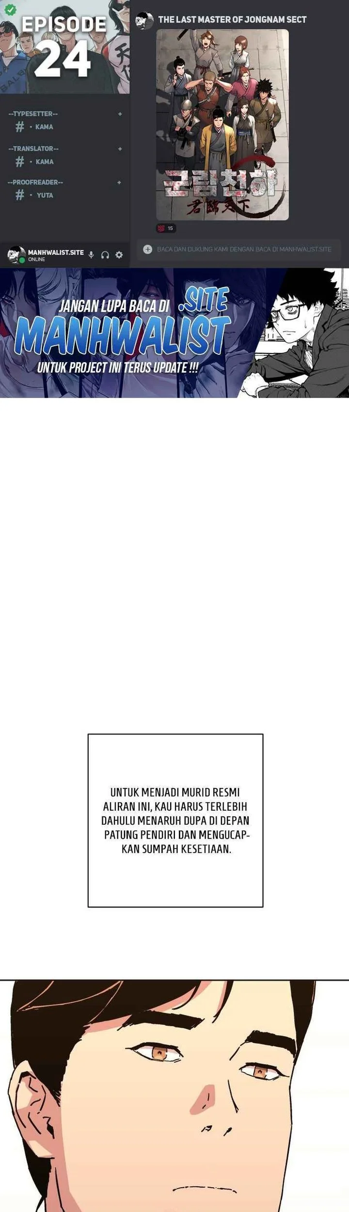 Komik The Last Master of Jongnam Sect Chapter 24 gambar 1