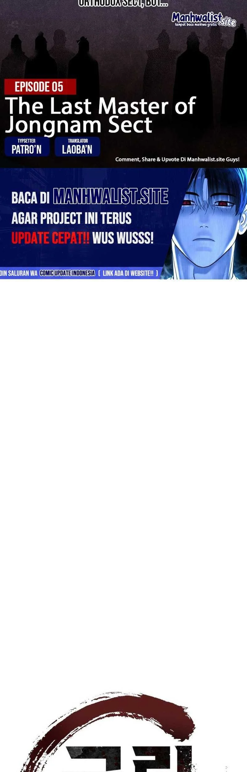 Komik The Last Master of Jongnam Sect Chapter 5 gambar 1