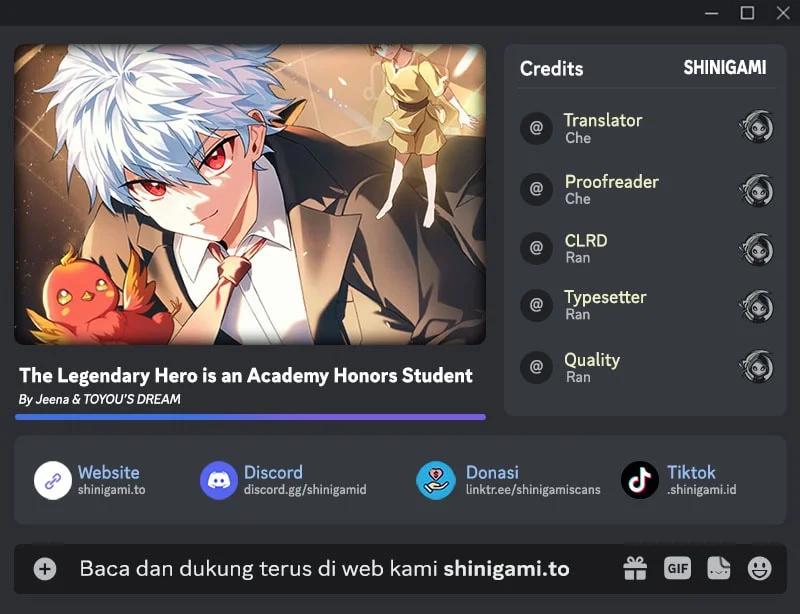 Komik The Legendary Hero Is An Academy Honors Student Chapter 81 gambar 1