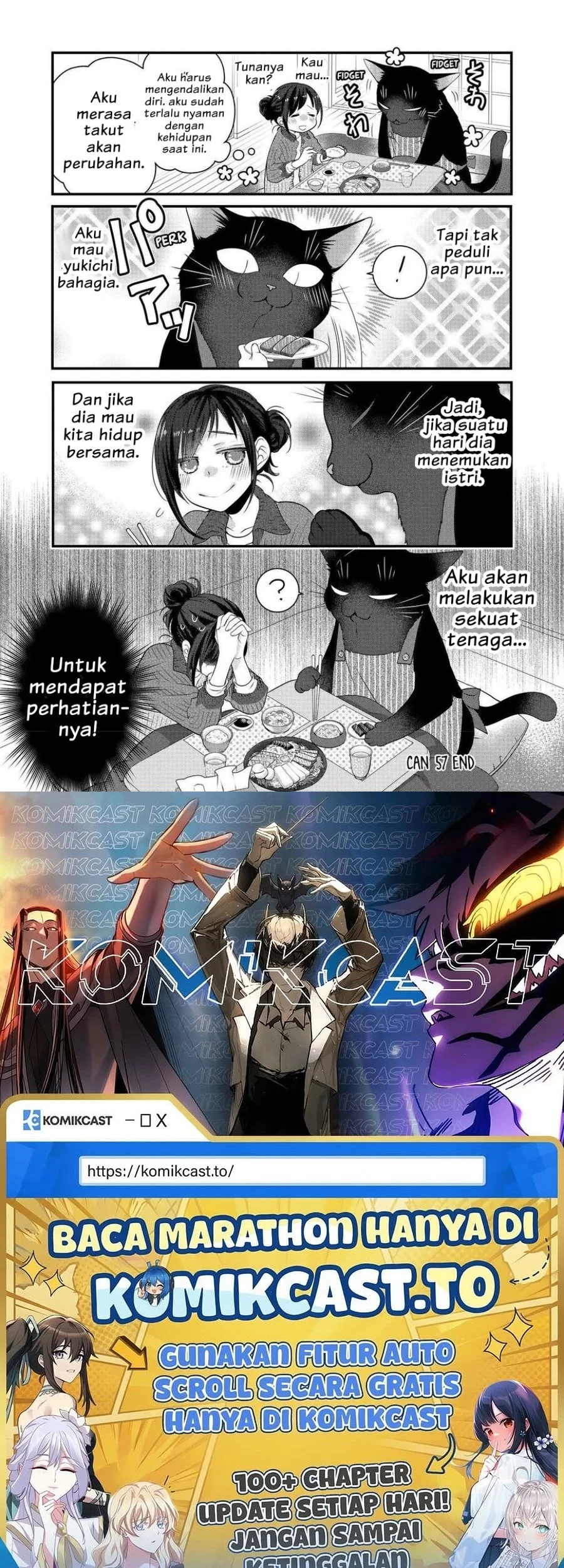 The Masterful Cat is Depressed Again Today Chapter 57 Gambar 8