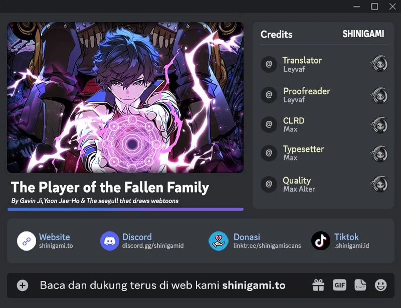 Komik The Player Of The Fallen Family Chapter 38 gambar 1