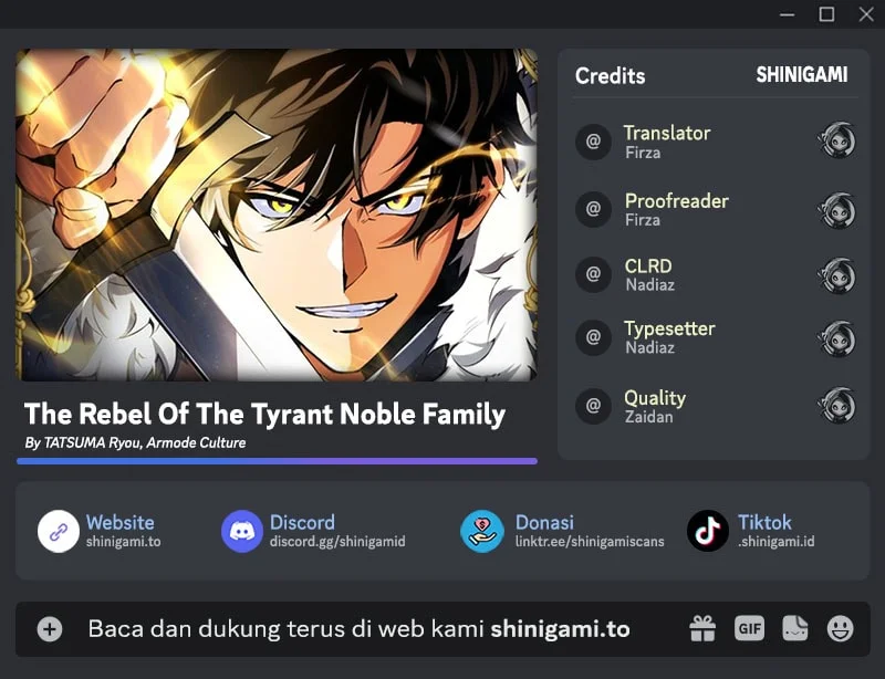 Komik The Rebel Of The Tyrant Noble Family Chapter 17 gambar 1