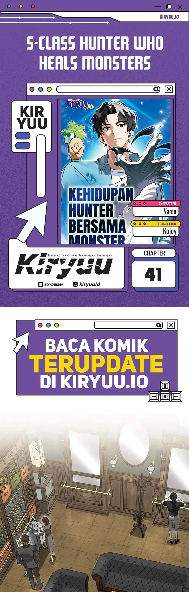 Komik The S-Class Hunter Who Heals Monsters Chapter 41 gambar 1