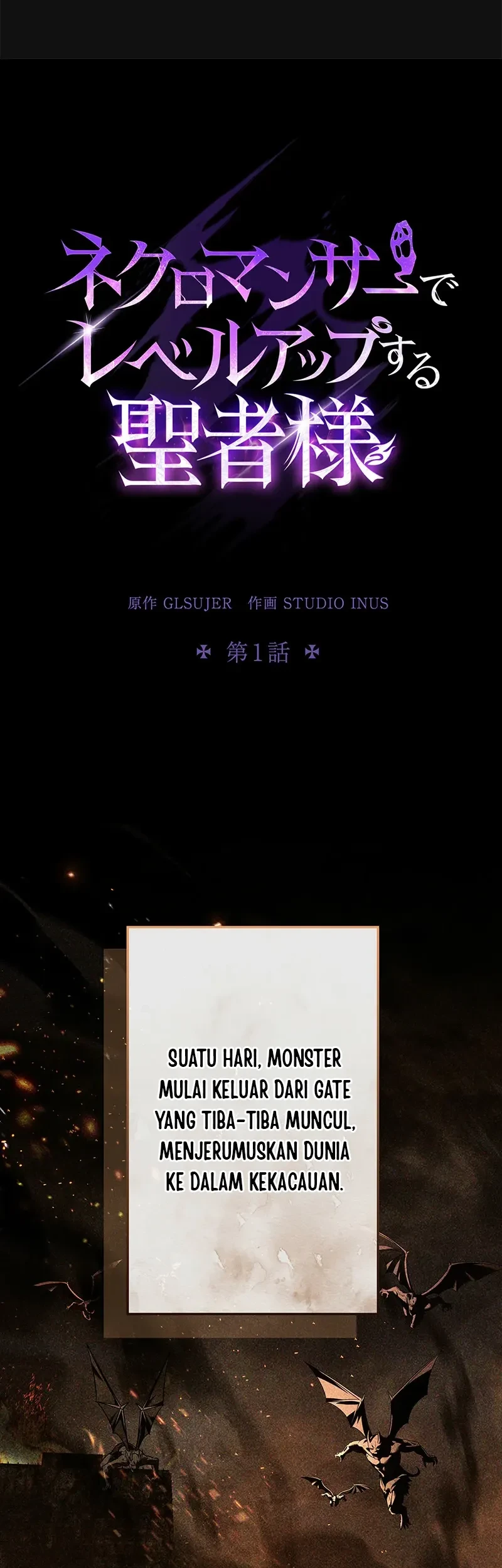 Manhwa The Saint Levels Up Through Necromancy Chapter 1 gambar 2