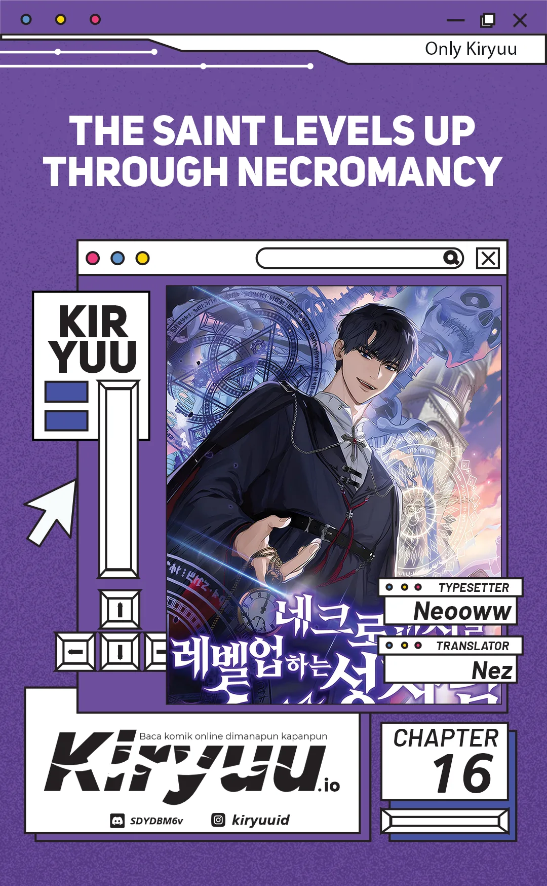 Komik The Saint Levels Up Through Necromancy Chapter 16 gambar 1