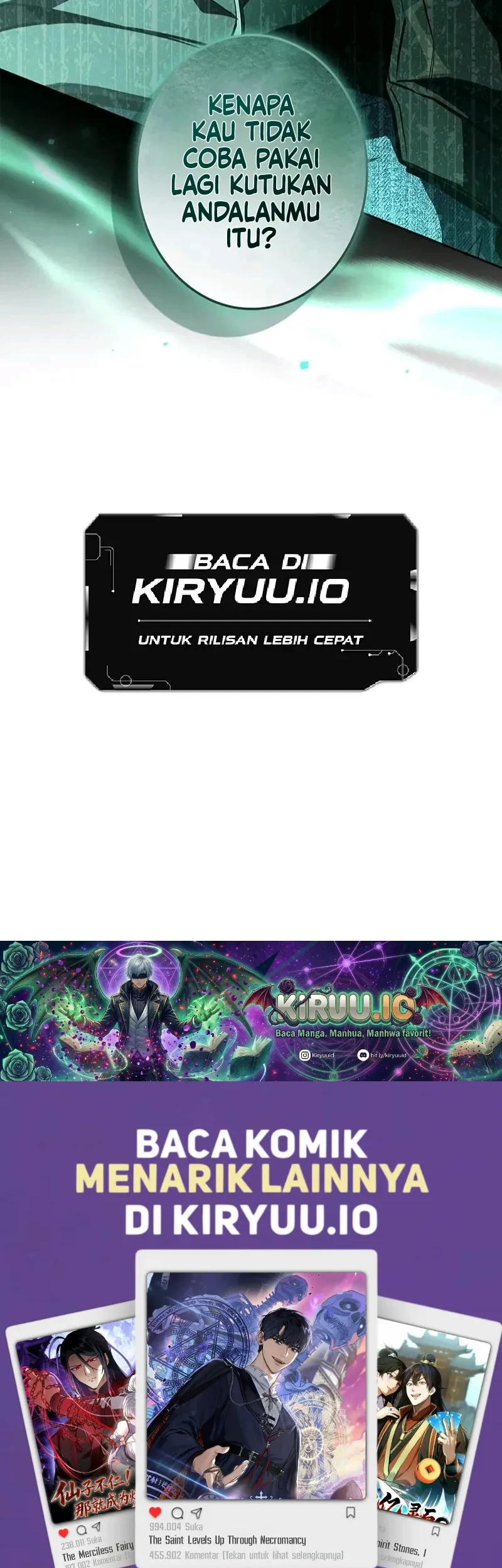 The Saint Levels Up Through Necromancy Chapter 4 Gambar 85