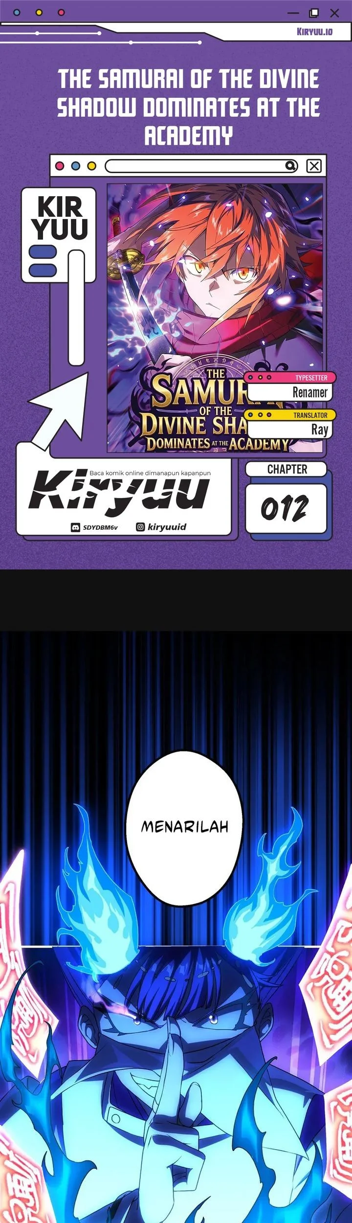 Komik The Samurai of the Divine Shadow Dominates at the Academy Chapter 12 gambar 1