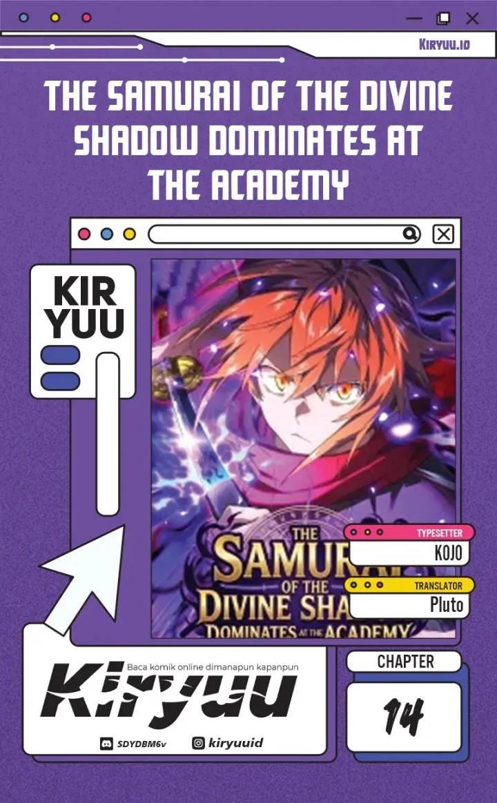 Komik The Samurai of the Divine Shadow Dominates at the Academy Chapter 14 gambar 1