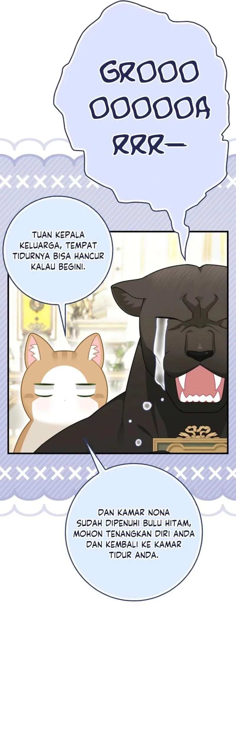 The Snow Leopard Baby of the Black Leopard Family Chapter 60.1 Gambar 13