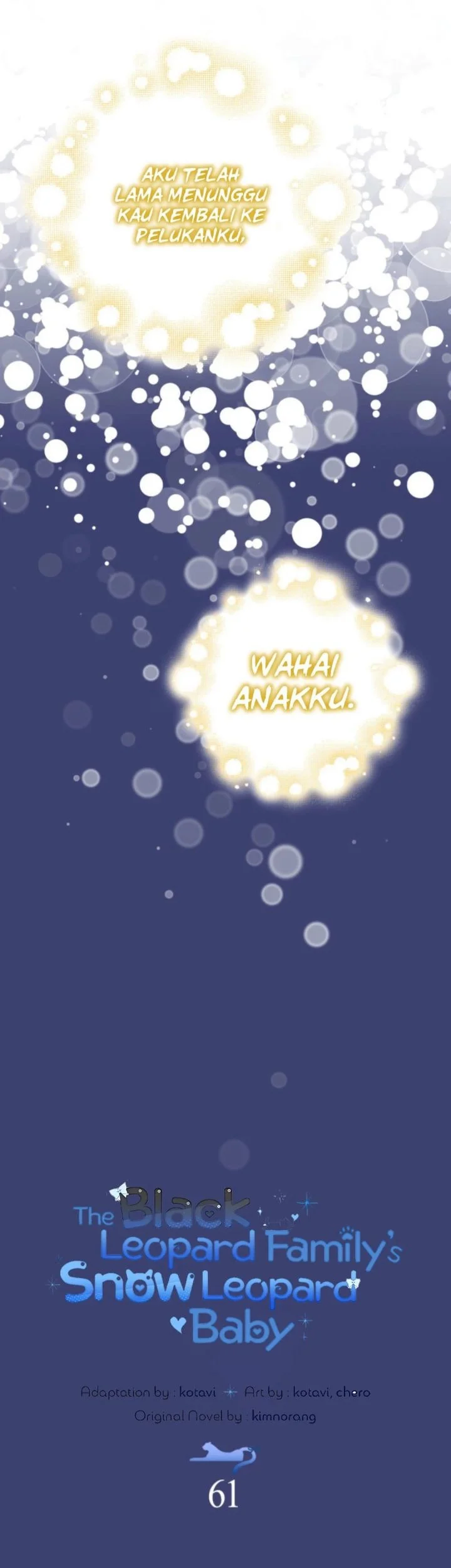 The Snow Leopard Baby of the Black Leopard Family Chapter 61 Gambar 35