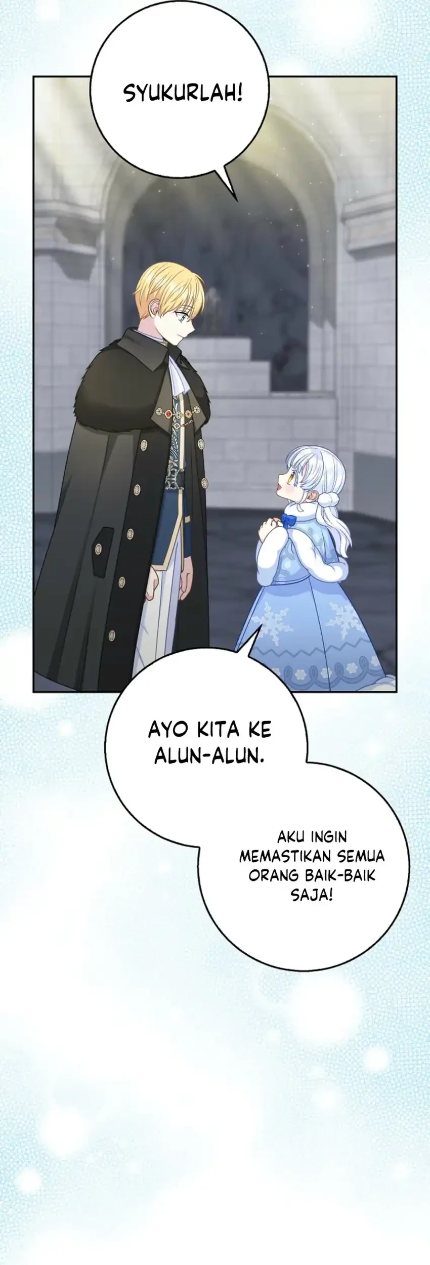 The Snow Leopard Baby of the Black Leopard Family Chapter 62 Gambar 45