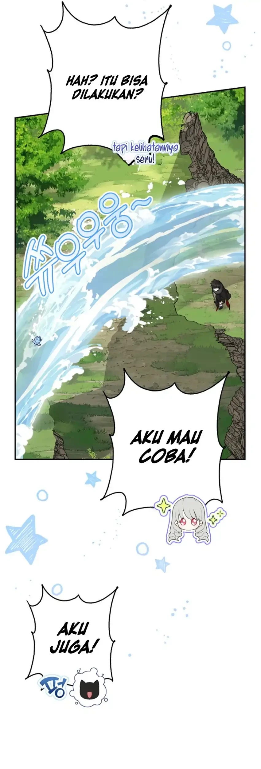 The Snow Leopard Baby of the Black Leopard Family Chapter 62 Gambar 61