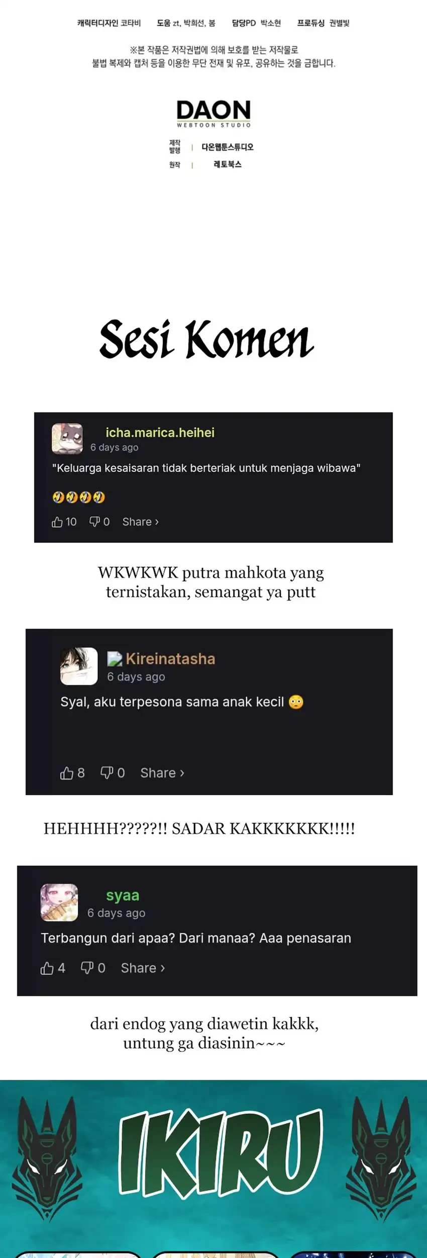 The Snow Leopard Baby of the Black Leopard Family Chapter 63 Gambar 84