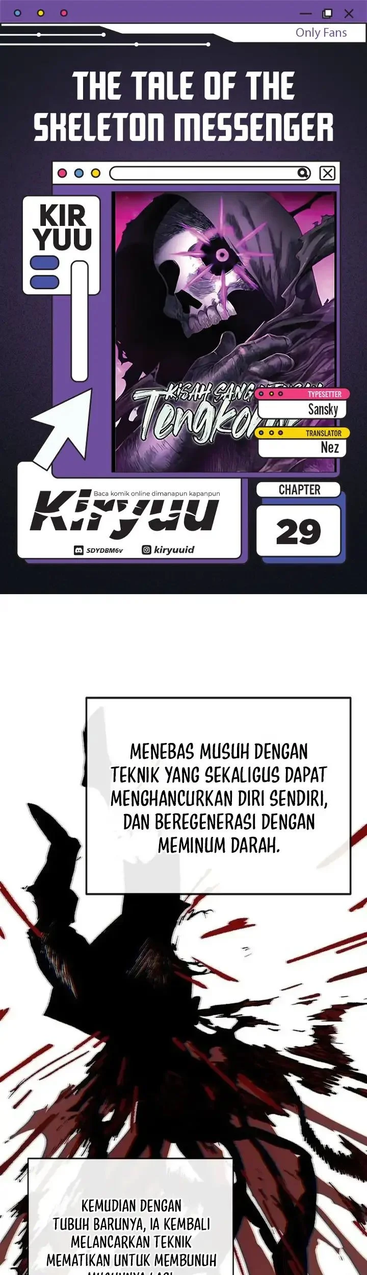 Komik The Tale of the Skeleton Messenger Chapter 29 gambar 1