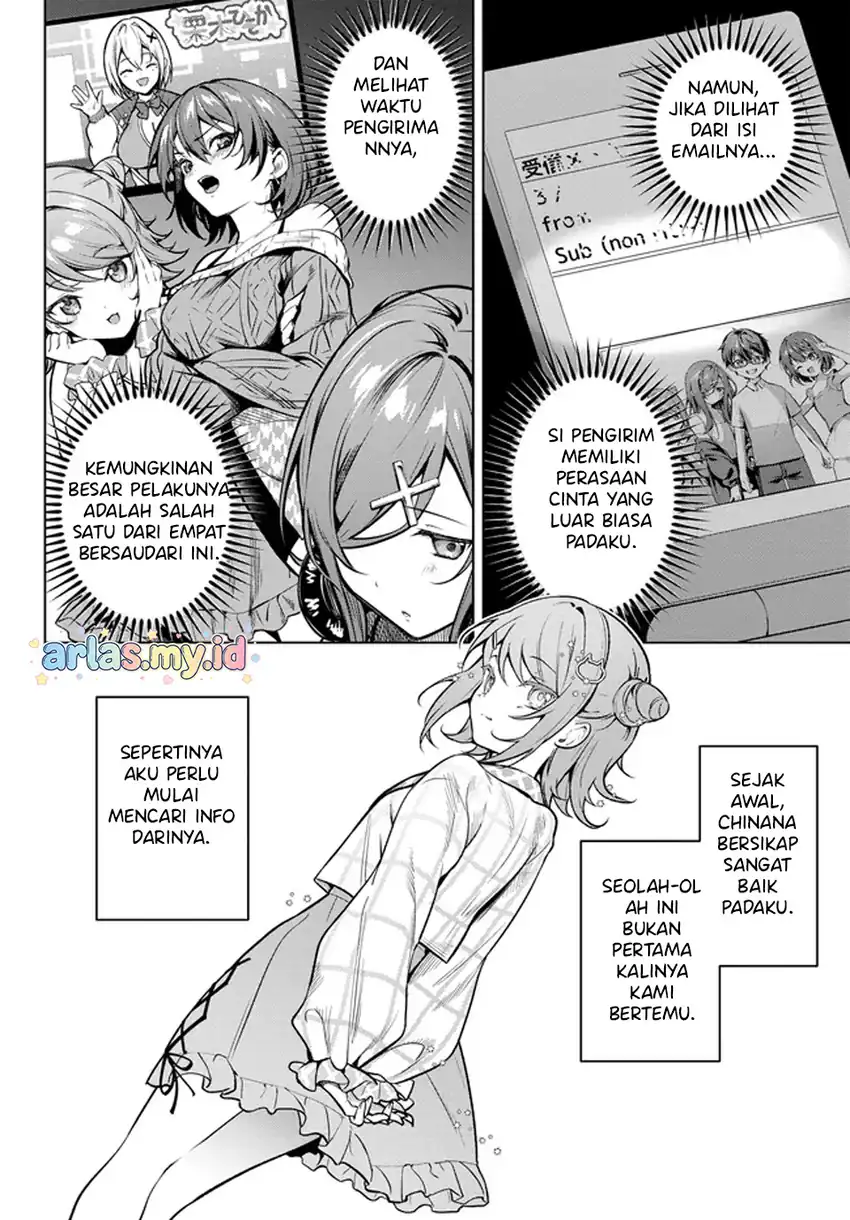 Tier 1 Shimai: Yuumei Yonshimai wa Boku nashi de wa Ikirarenai Chapter 2.1 Gambar 17