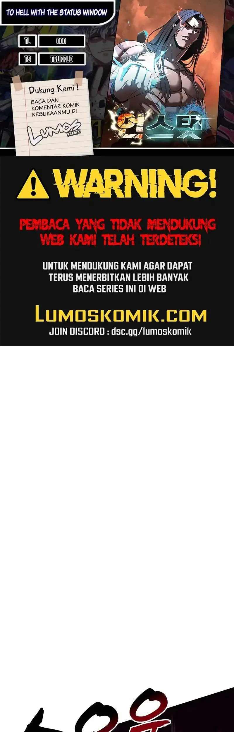 Komik To Hell With the Status Window Chapter 3 gambar 1