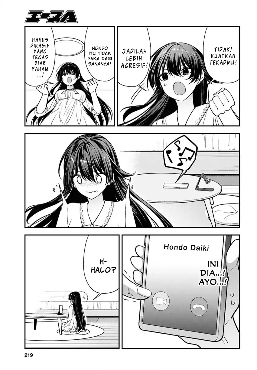 Tonari no Seki no Yankee Shimizu-san ga Kami o Kuroku Sometekita Chapter 17 Gambar 21