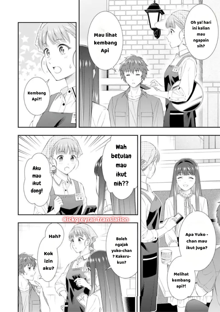Toumei na Yoru ni Kakeru-kun to, Me ni Mienai Koi wo Shita. Chapter 4.1 Gambar 17