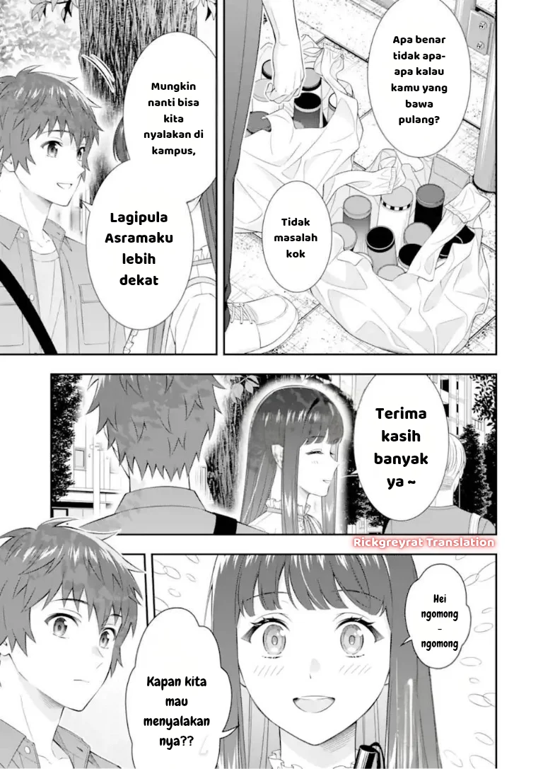 Toumei na Yoru ni Kakeru-kun to, Me ni Mienai Koi wo Shita. Chapter 4.2 Gambar 10