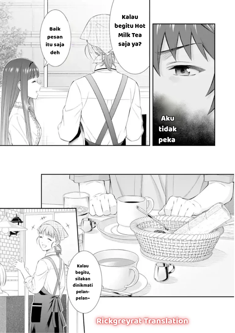 Manga Toumei na Yoru ni Kakeru-kun to, Me ni Mienai Koi wo Shita. Chapter 4.2 gambar 2