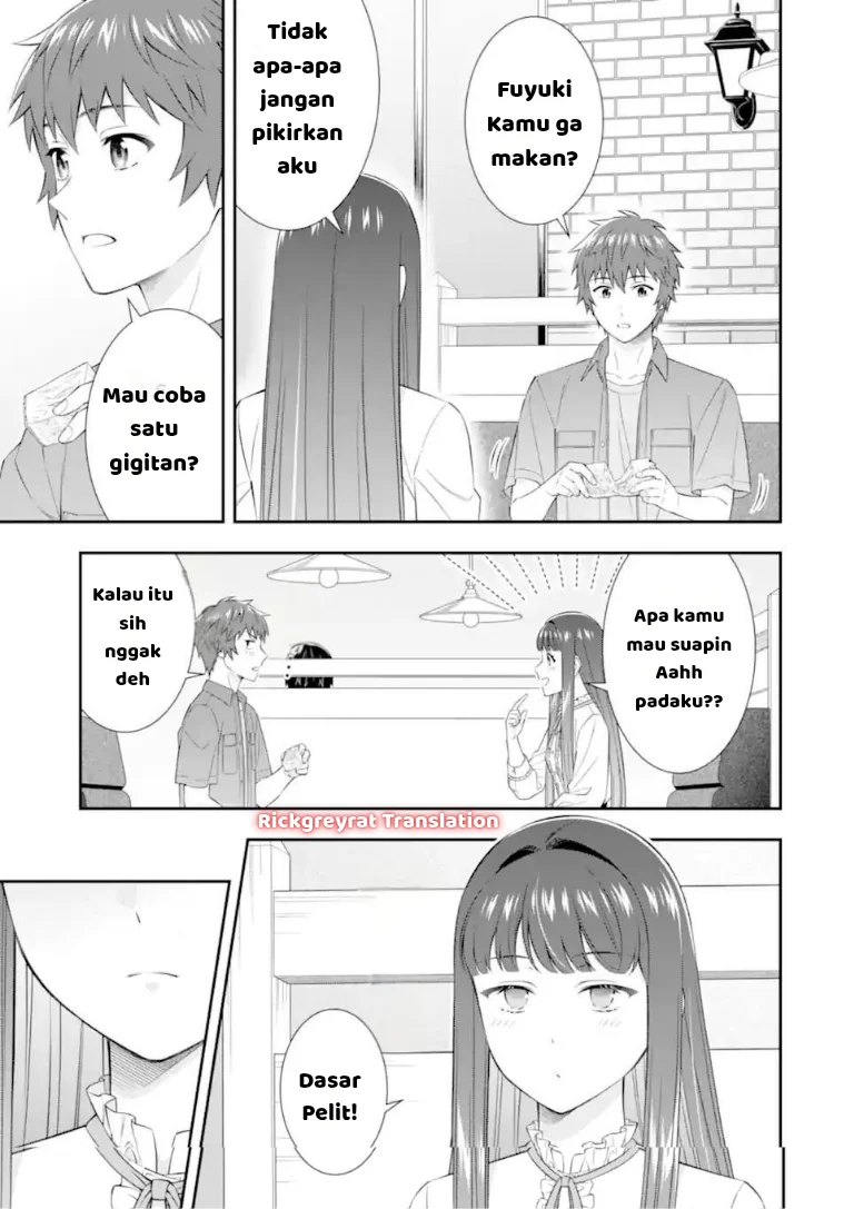 Toumei na Yoru ni Kakeru-kun to, Me ni Mienai Koi wo Shita. Chapter 4.2 Gambar 4