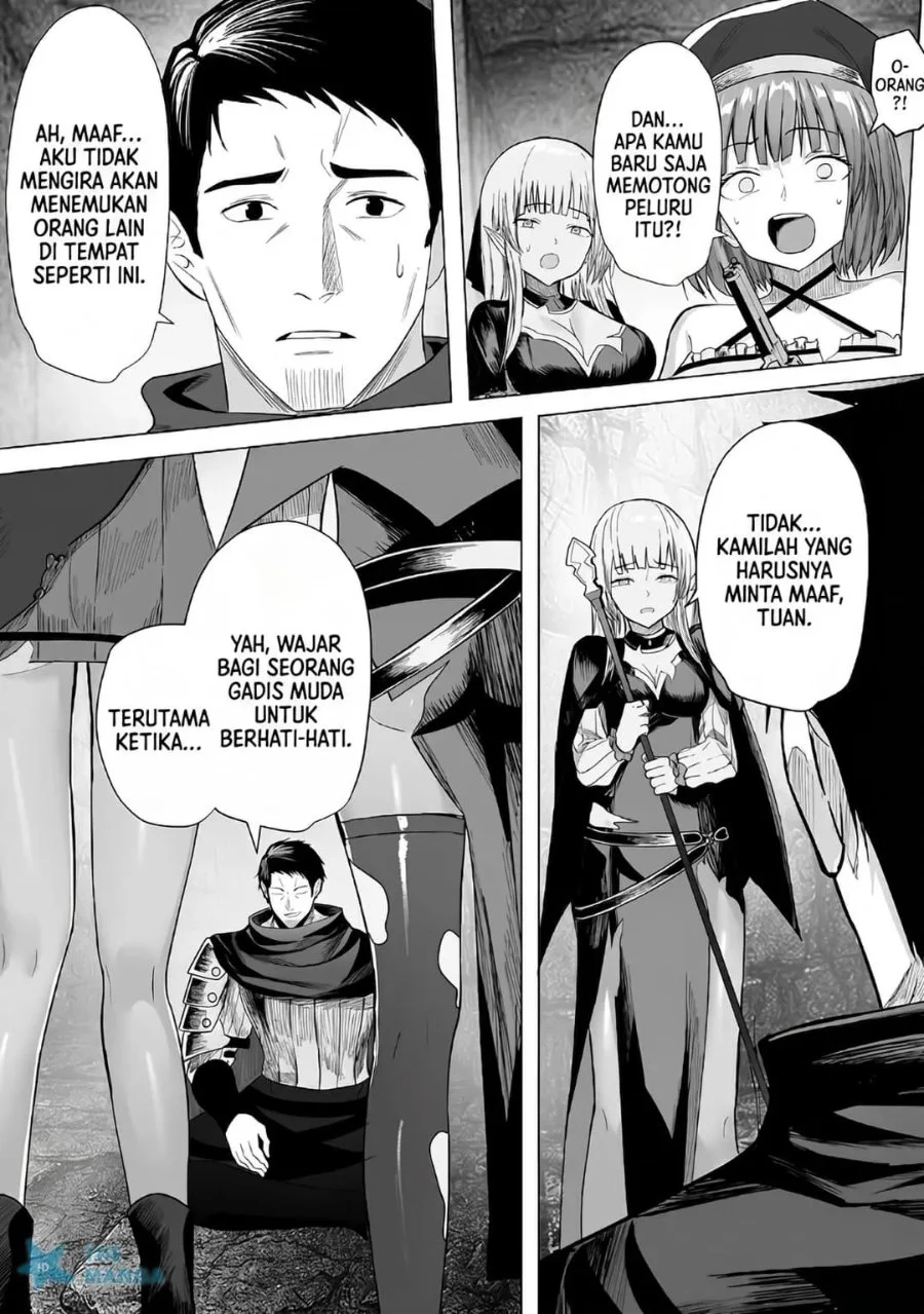 Tsuihousareta Ossan, Himatsubushi ni Kamigami wo Koeru ~Kami no Kago wo Nakama no Shoujotachi ni Yuzutteitara Saikyou Party ga Bakutan Shita Ken~ Chapter 1 Gambar 21