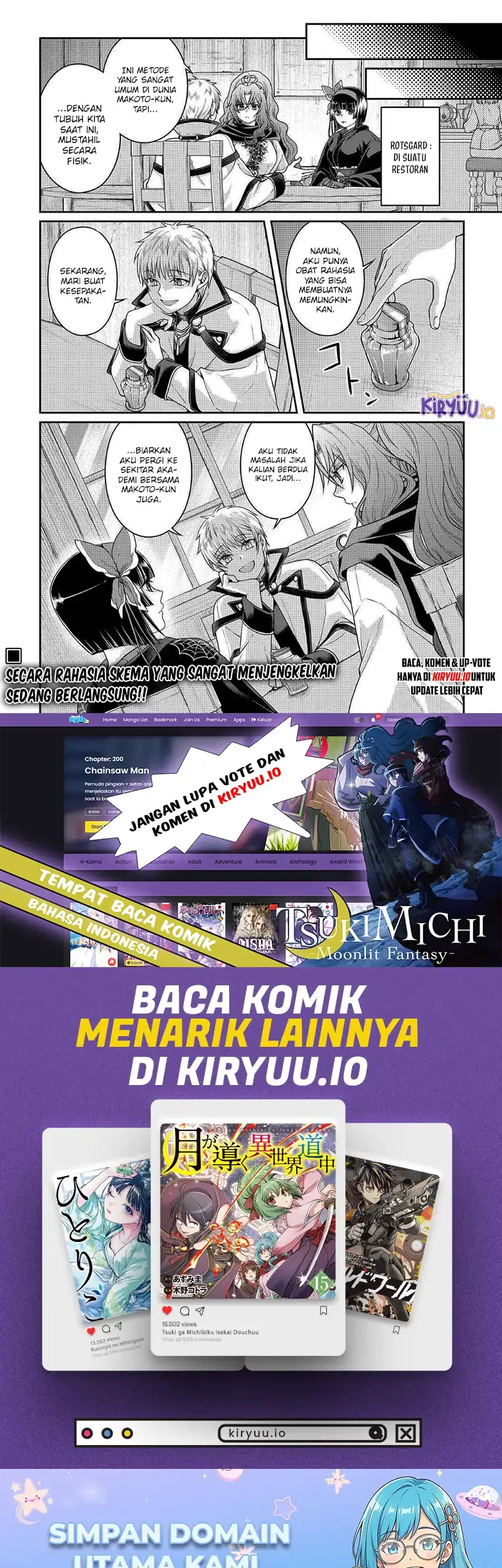 Tsuki ga Michibiku Isekai Douchuu Chapter 115 Gambar 30